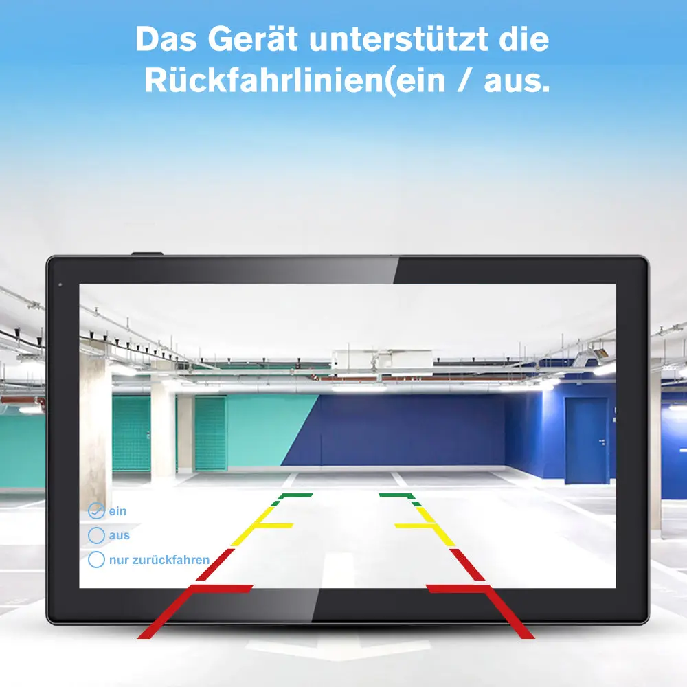 AWESAFE Kabelloses Rückfahrkamera-System mit 4 Kameras 10,1 Zoll Monitor für große Fahrzeuge, SD-Karte, Bildzoom, Loop-Video, 4-Kanal-Display – Image 3