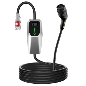 AWESAFE Portable Universelles Ladegerät für Elektrofahrzeuge vom Tyy Mobile Wallbox für 11 KW Elektrofahrzeuge