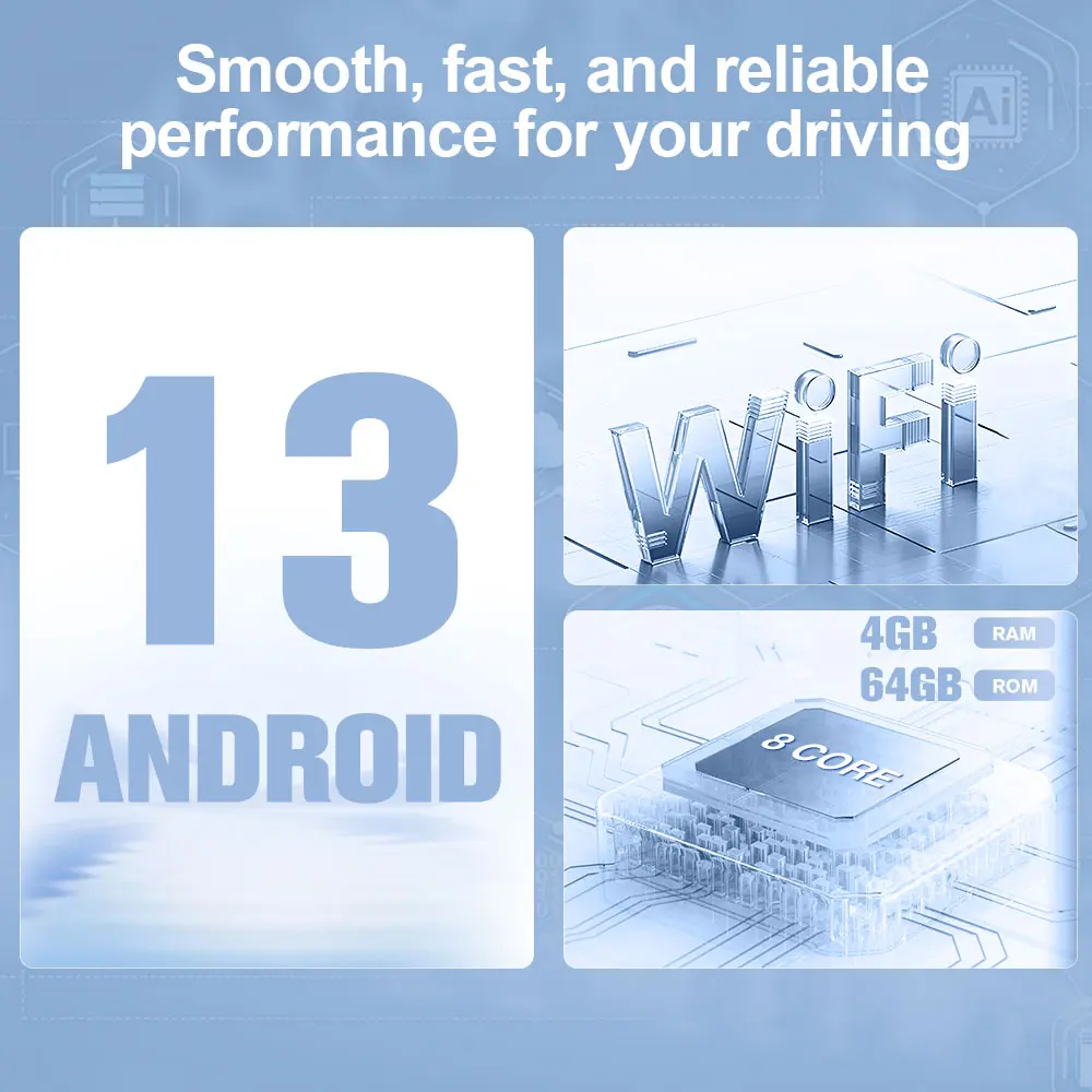 AWESAFE Qualcomm 8-Core 4GB RAM + 64GB ROMCar Radio Stereo for Chevy Silverado GMC Sierra 2014 2015 2016 2017 2018,12.1 inch Touch Screen with CarPlay & Android Auto – Image 5