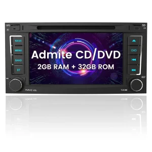 AWESAFE Radio de Coche Android 7 Pulgadas 2G+32G con Bluetooth CD DVD Carplay y Android Auto para VW Touareg 2004-2011 y Transporter T5 2004-2009