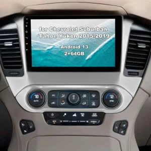 AWESAFE (2G+64G) Car Stereo 10.1 Inch Android 13 for Chevrolet Tahoe 2015-2019 | Wireless&Wired CarPlay & Android Auto, WiFi, GPS, Dual Bluetooth