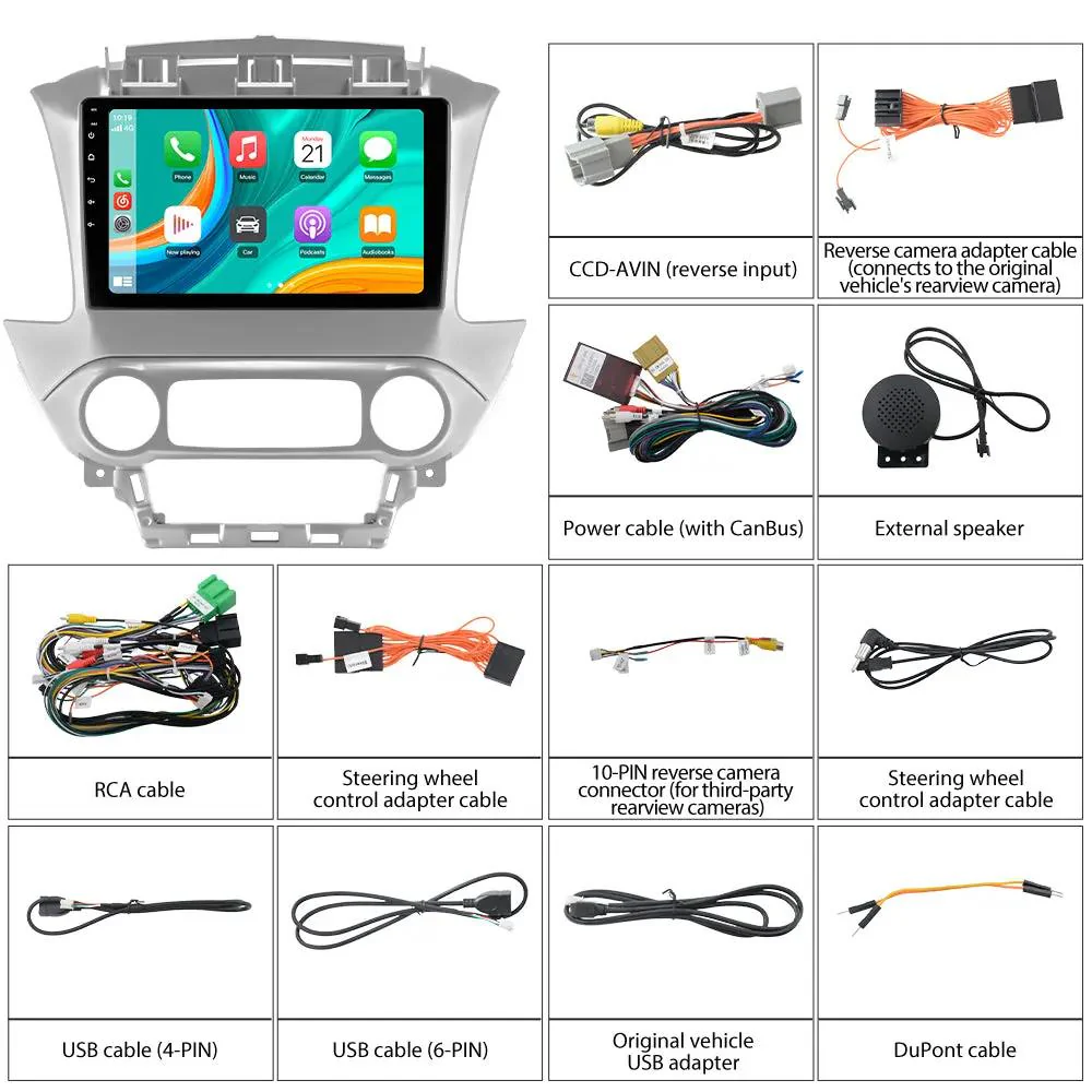 AWESAFE (2G+64G) Car Stereo 10.1 Inch Android 13 for Chevrolet Tahoe 2015-2019 | Wireless&Wired CarPlay & Android Auto, WiFi, GPS, Dual Bluetooth – Image 8