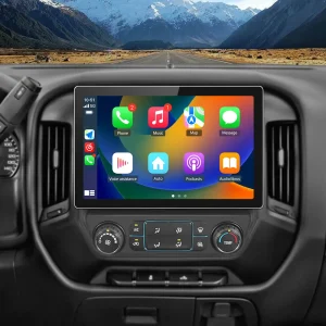 AWESAFE 4GB+64GB 13.1 inch Car Radio Stereo for Chevy Silverado GMC Sierra 2014-2018, Andriod 13 8Core Head Unit with Built in Wireless Carplay Android Auto GPS Navigation & WiFi DSP