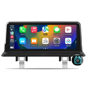 AWESAFE Autoradio Android pour BMW Série 1 E81 E82 E87 E88 (2005–2012) | CarPlay & Android Auto, GPS, Bluetooth, WiFi, FM/RDS, SWC intégré