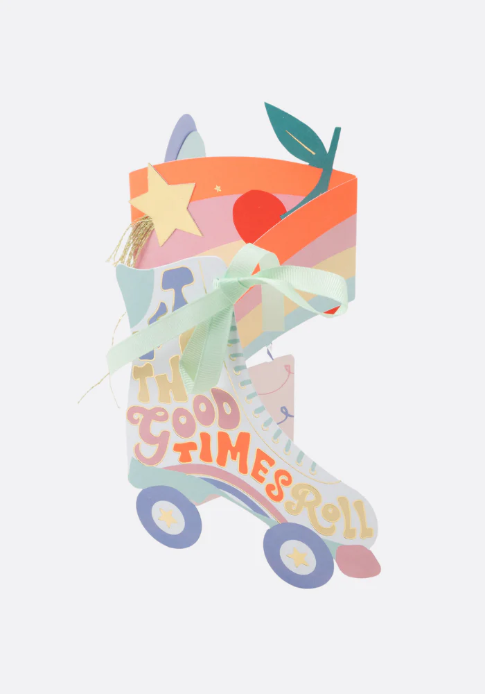 Carte Anniversaire En Forme De Roller – Image 2