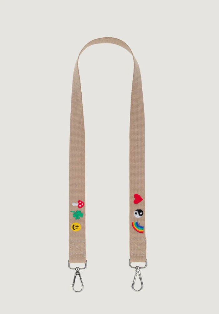 Anse De Sac Brodée Emojis Beige – Image 2