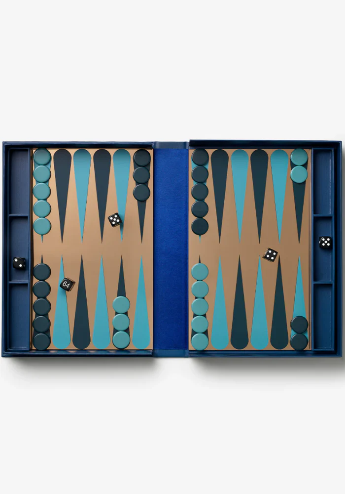 Art Of Backgammon Mirror Bleu – Image 4