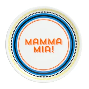 Assiette À Pizza Mamma Mia