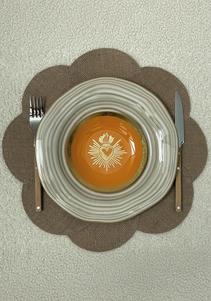 Assiette Sapa Blanc Cassé – Image 3