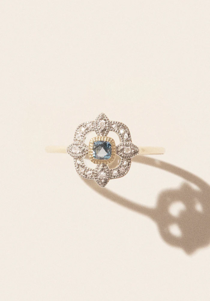 Bague Bettina London Blue Topaz – Image 3