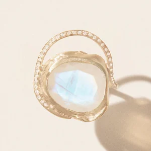 Bague Gaïa Moonstone