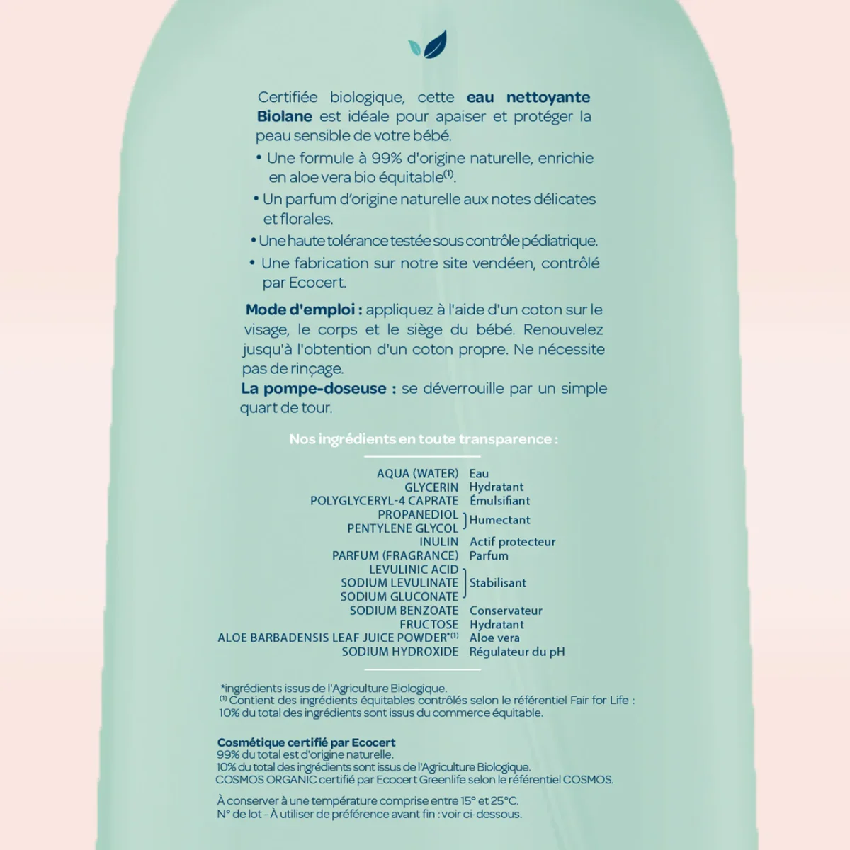 Eau nettoyante certifiée biologique – Image 6
