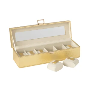 Boite À Montres Dorée