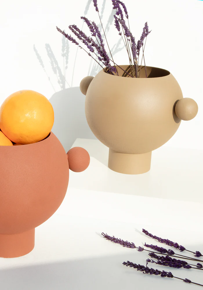 Vase Rond Marron – Image 3