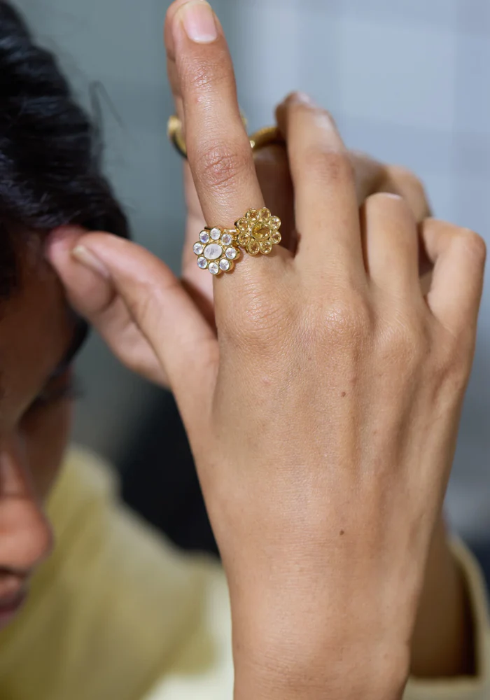 Bague 9 Planètes Pierre De lune – Image 3