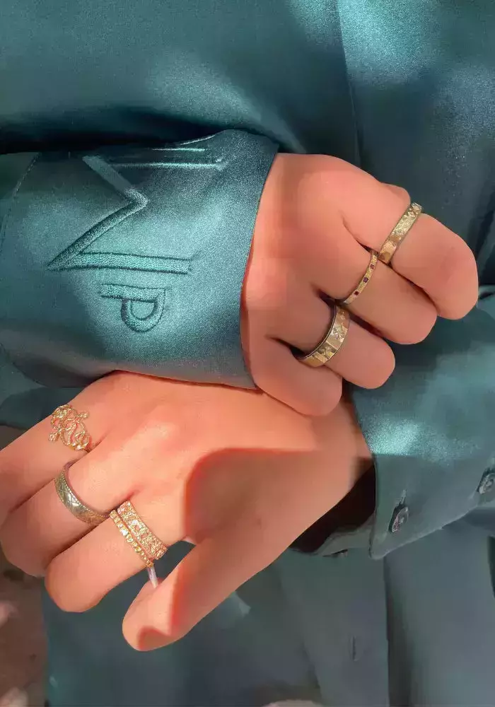 Bague Bandeau 7 Diamants – Image 3