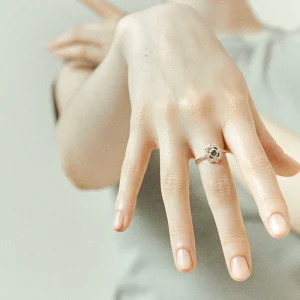 Bague Bettina London Blue Topaz