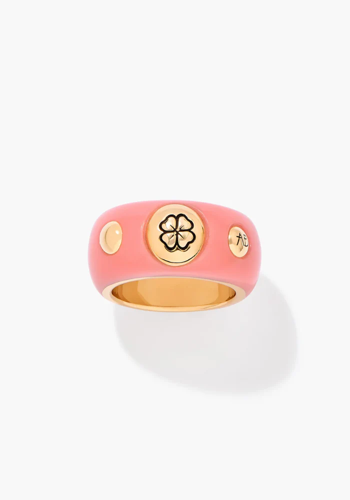 Bague Dysie Trèfle Rose