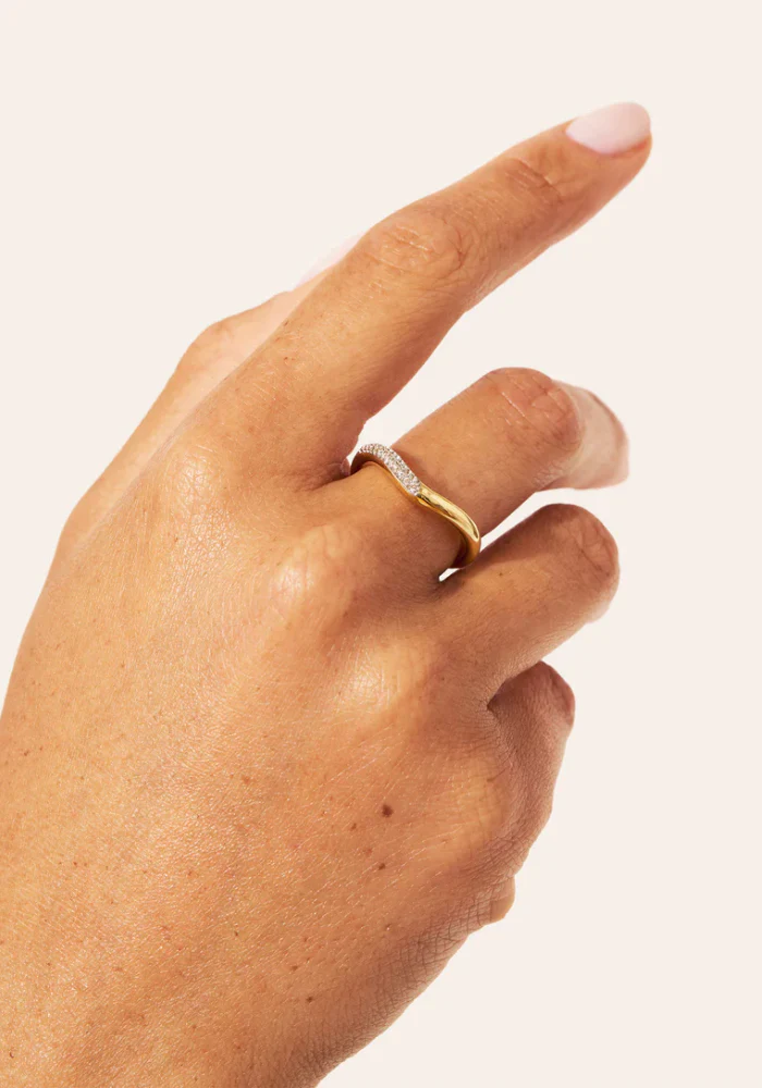 Bague Origine Pavée Zircons – Image 4