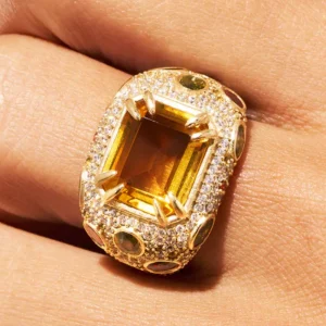 Bague Panthère Jaune