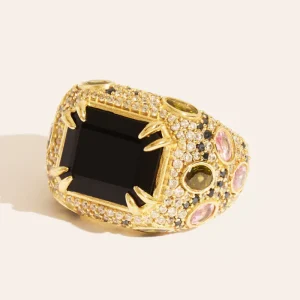 Bague Panthère Noir