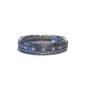 Bague Primitive Rock Argent 925
