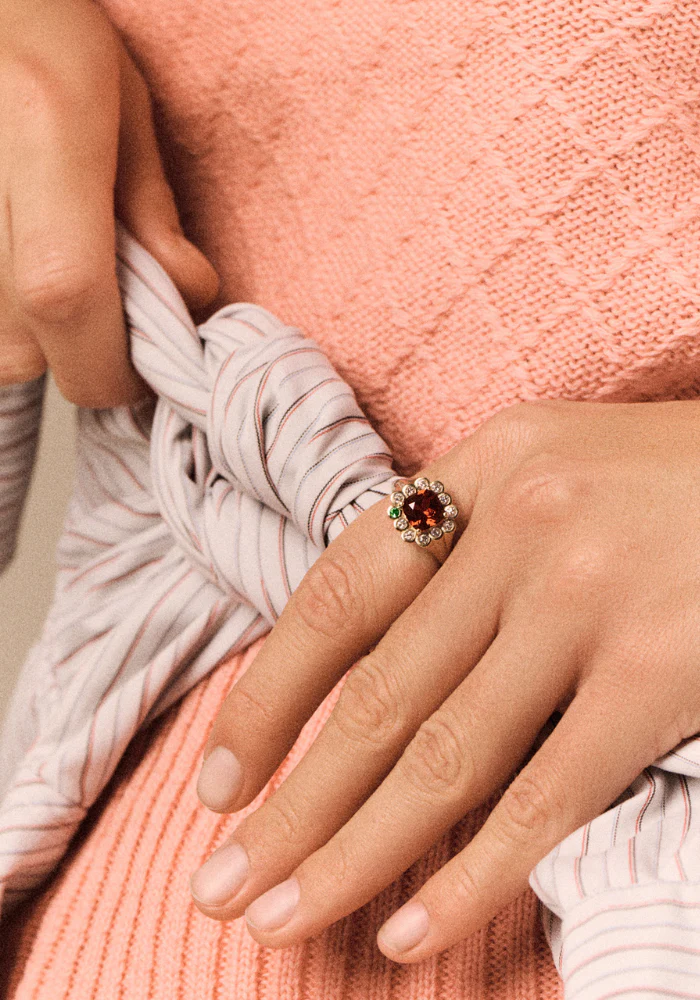 Bague Robin N°1 Grenat – Image 3