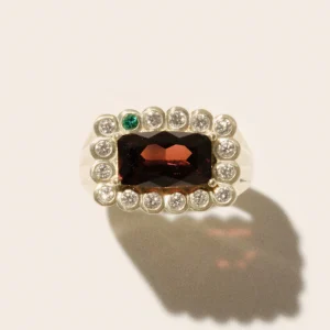 Bague Robin N°2 Grenat