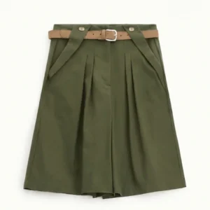 Bermuda À Pinces Vert