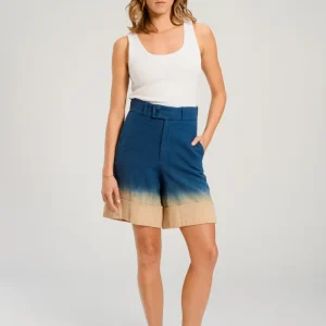 Bermuda Oga Tie And Dye Indigo