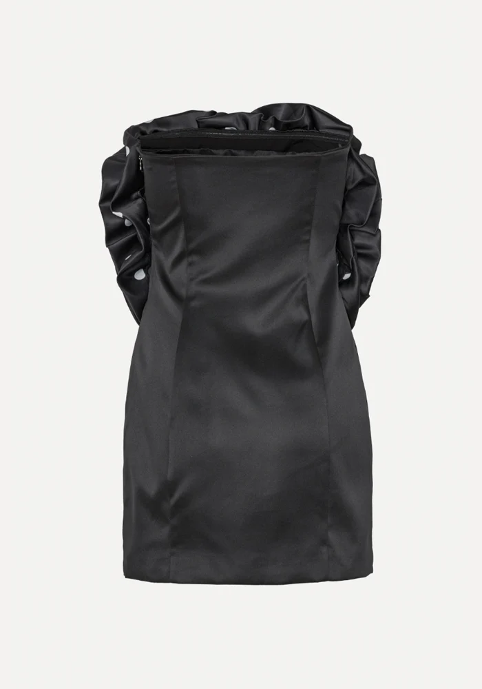 Robe Big Flower Noire – Image 3