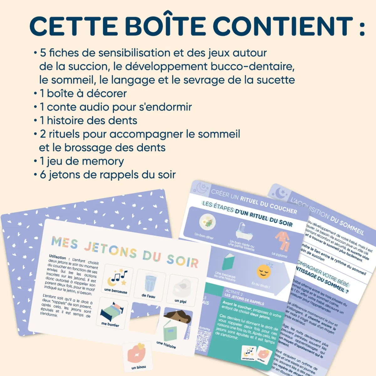 Coffret "Ma sucette sans prise de tête" + sucettes anatomiques animaux – Image 5