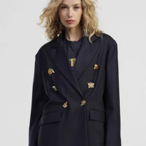 Blazer Anthracite Croisée