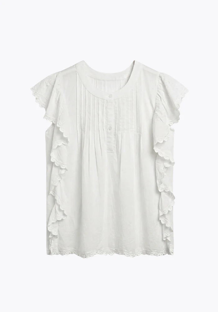 Blouse Awa À Volants