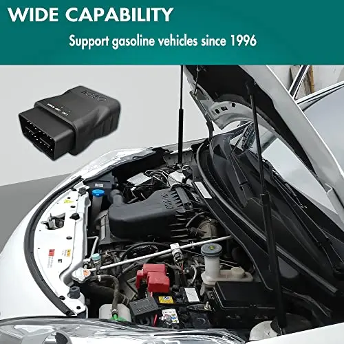 AWESAFE Bluetooth 4.0 OBD II Scanner for iOS & Android, Car Check Engine Light Diagnostic Code Reader Scan Tool for Universal OBD2 Vehicles – Image 5