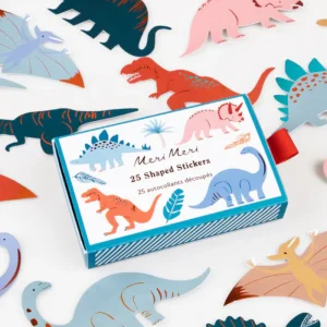 Boîte De 25 Autocollants Dinosaures