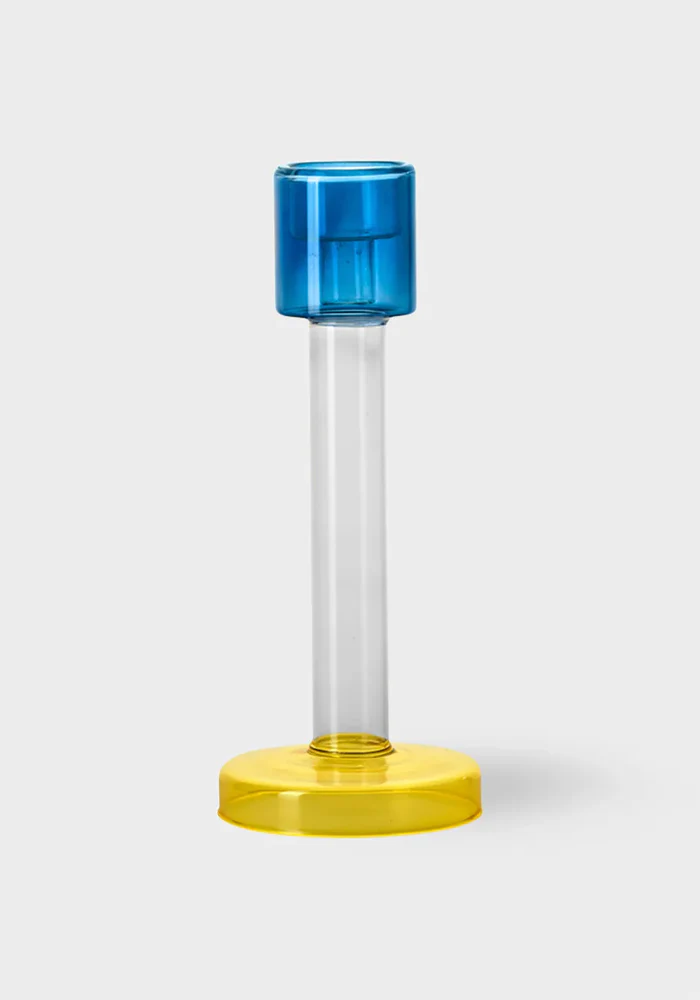 Bougeoir Bole L Bleu Et Jaune – Image 2