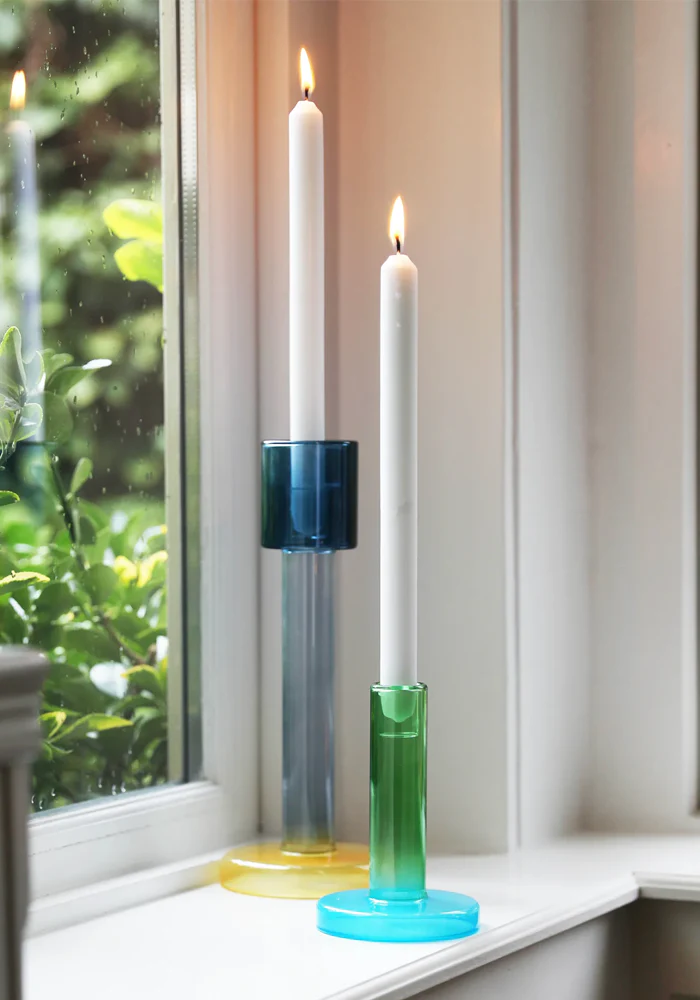 Bougeoir Bole L Bleu Et Jaune – Image 4