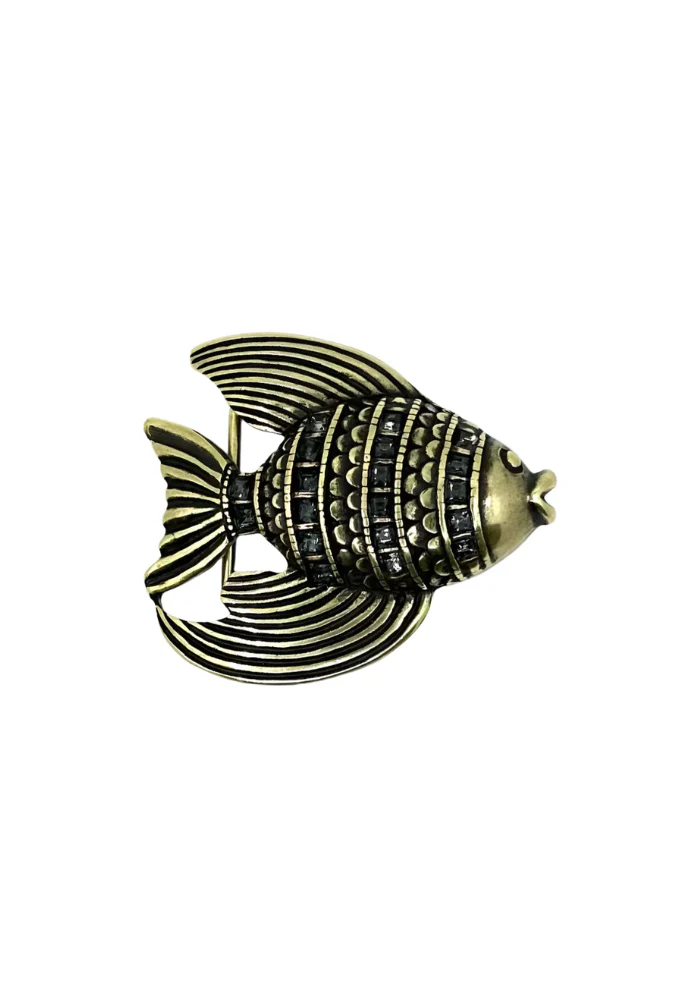 Boucle De Ceinture Poisson Doré – Image 2