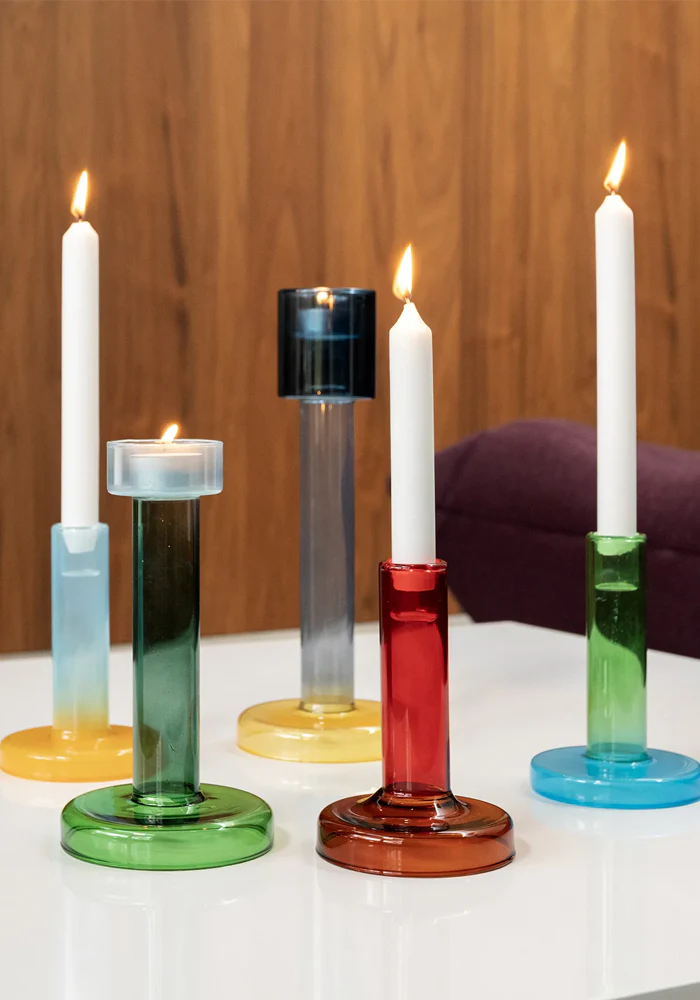 Bougeoir Bole M Vert Et Bleu – Image 5