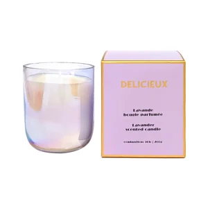 Bougie Lavande Message Délicieux