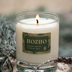 Bougie Flamme Forêts De Sapin Édition Noël