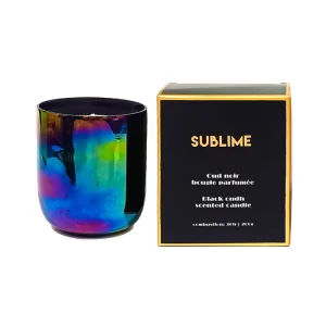 Bougie Oud Noir Message Sublime