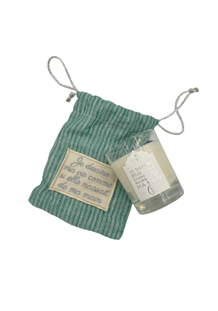 Bougie Chemin De Vie Obsidienne Flocons De Neige – Image 3