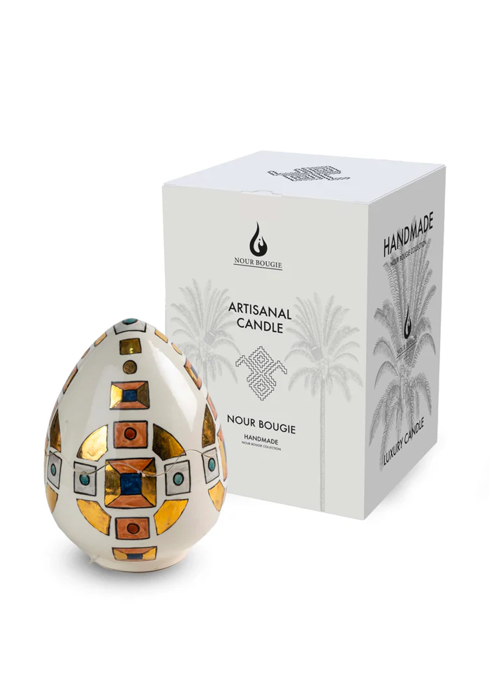 Bougie Cléopatra Oeuf Petit Modèle – Image 3