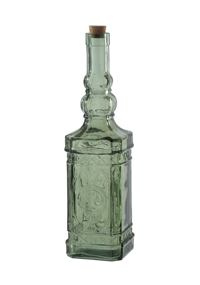 Bouteille En Verre XL Vert Foncé