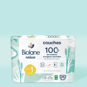 Couches Biolane Nature - Taille 1