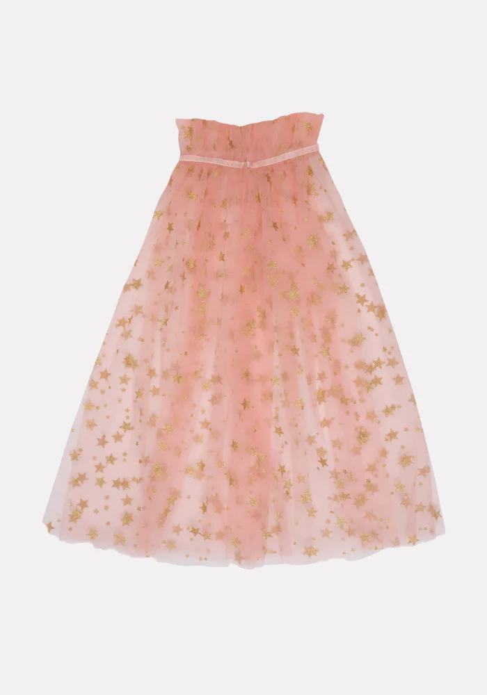 Déguisement Cape Étoilée En Tulle Rose 3/6 Ans – Image 5
