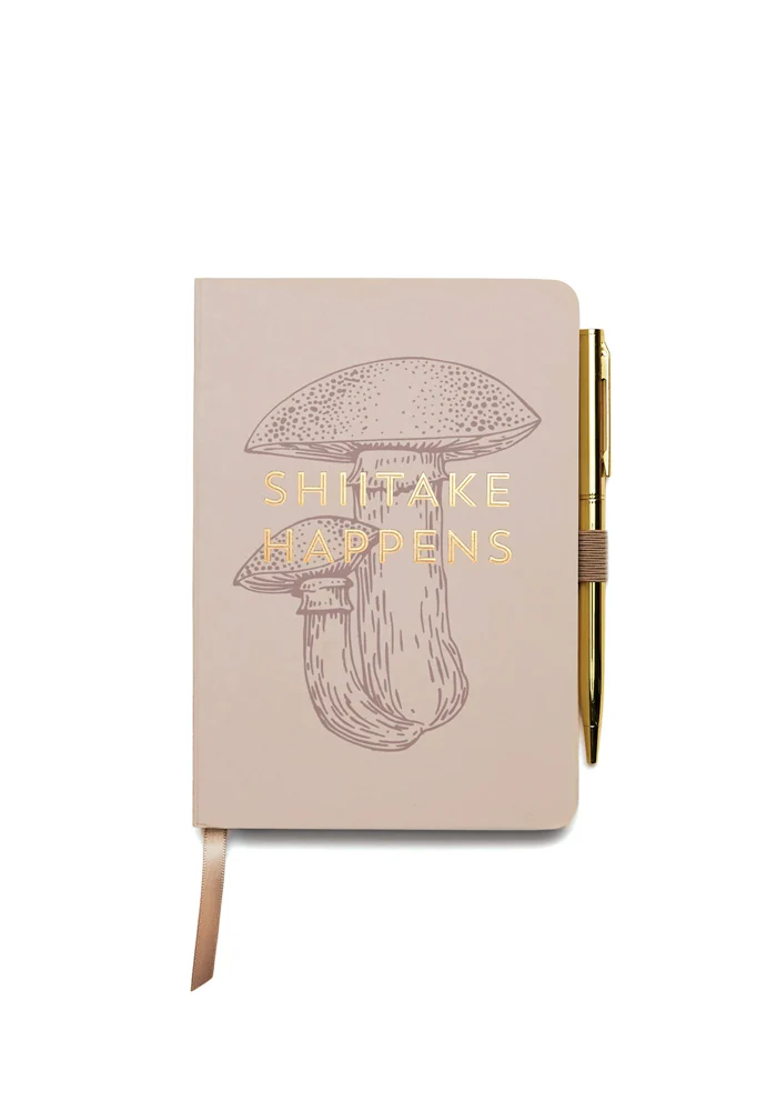 Carnet Shiitake Happens Beige – Image 2