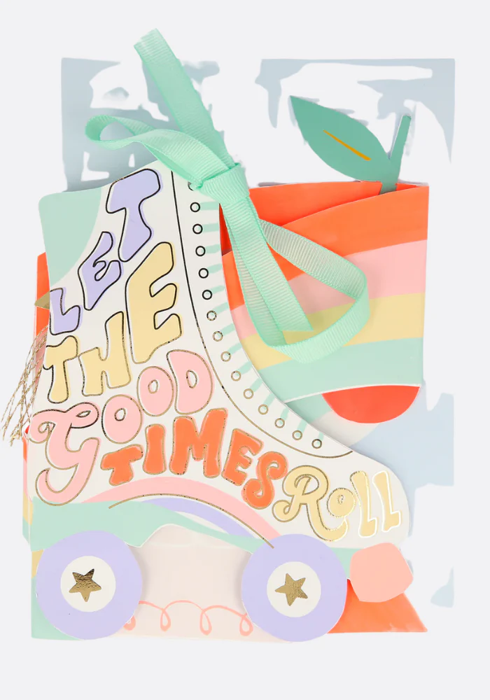 Carte Anniversaire En Forme De Roller – Image 3